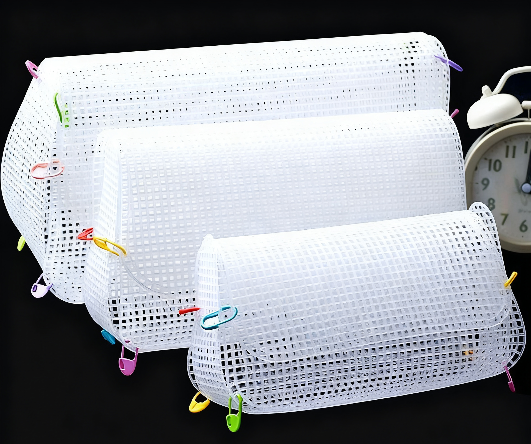 DIY Handbag Grid Panel Set - 3 Pieces (Large, Medium, Small Sizes)