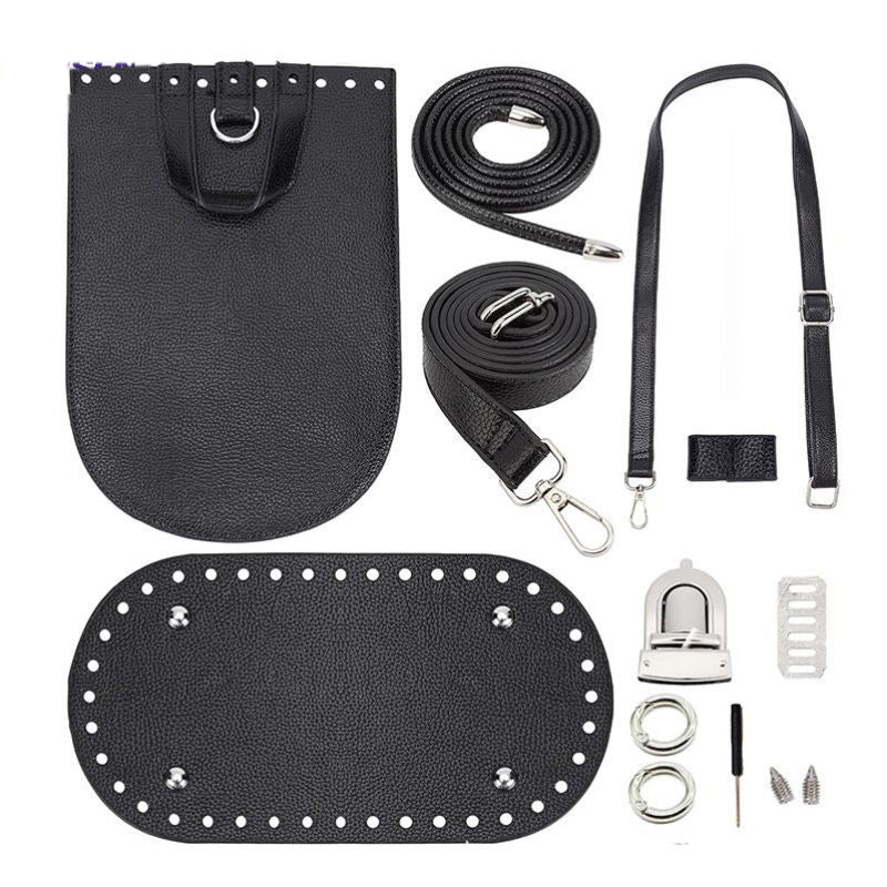 DIY Backpack Leather Base & Flap 7-Piece Set