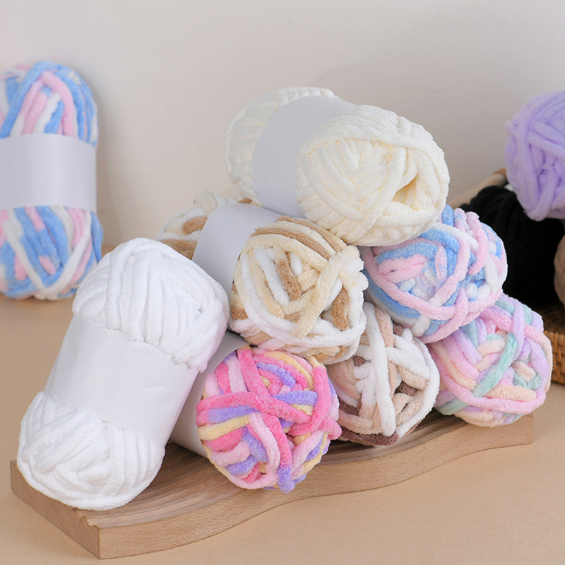 DIY Icy T-Shirt Yarn | Single Strand Chunky Knitting Yarn | 50g ≈ 20m | For Bags, Shoes, Scarves & Hats