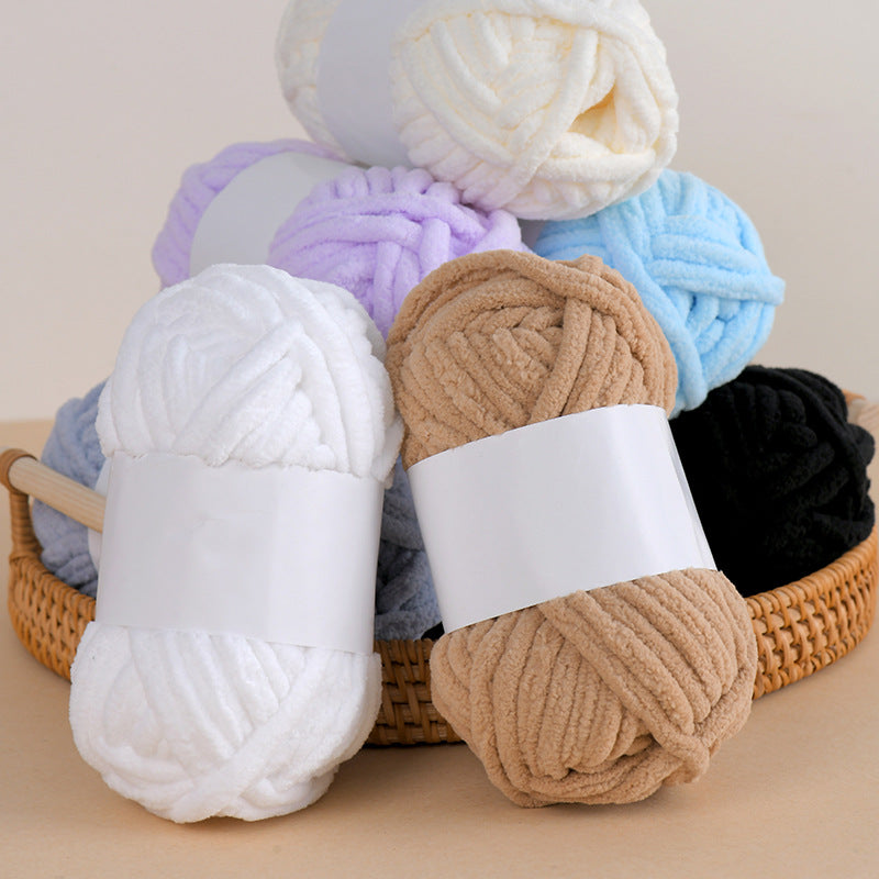 DIY Icy T-Shirt Yarn | Single Strand Chunky Knitting Yarn | 50g ≈ 20m | For Bags, Shoes, Scarves & Hats