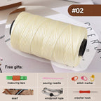 Mercerized Cotton-Linen Flat Yarn 250g – 2.5mm Glossy Cord for Crochet Bags, Hats, Cushions | Free Crochet Tools