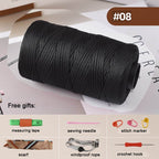 Mercerized Cotton-Linen Flat Yarn 250g – 2.5mm Glossy Cord for Crochet Bags, Hats, Cushions | Free Crochet Tools