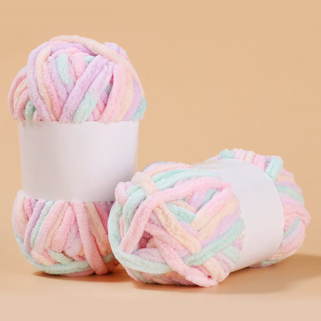DIY Icy T-Shirt Yarn | Single Strand Chunky Knitting Yarn | 50g ≈ 20m | For Bags, Shoes, Scarves & Hats