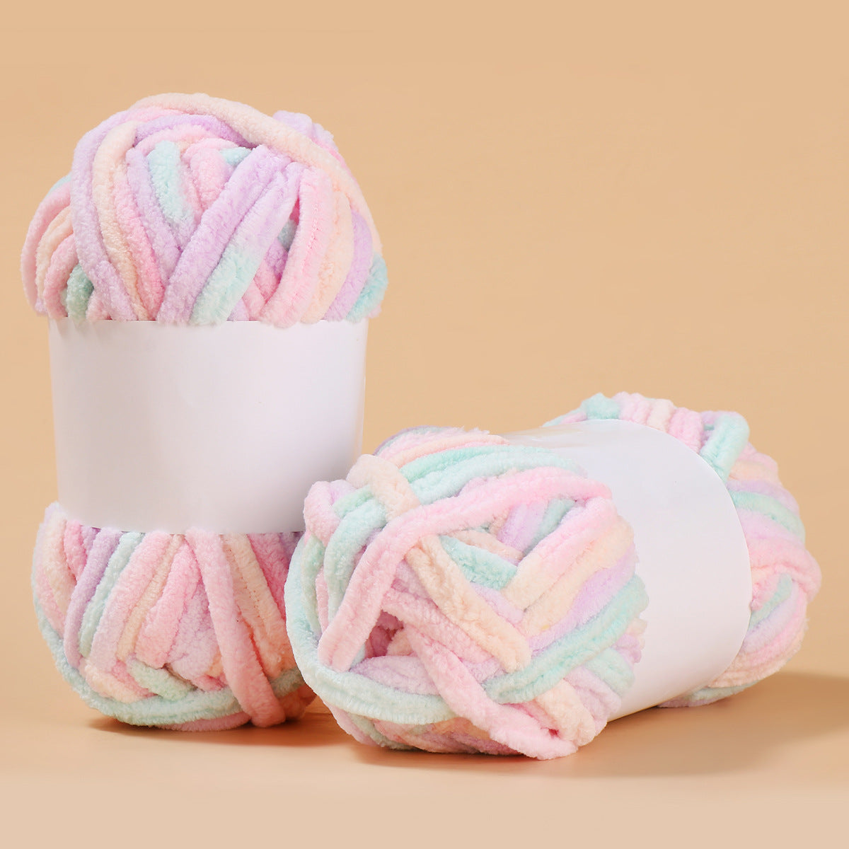 DIY Icy T-Shirt Yarn | Single Strand Chunky Knitting Yarn | 50g ≈ 20m | For Bags, Shoes, Scarves & Hats