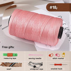 Mercerized Cotton-Linen Flat Yarn 250g – 2.5mm Glossy Cord for Crochet Bags, Hats, Cushions | Free Crochet Tools