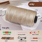 Mercerized Cotton-Linen Flat Yarn 250g – 2.5mm Glossy Cord for Crochet Bags, Hats, Cushions | Free Crochet Tools