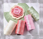 Mercerized Cotton-Linen Flat Yarn 250g – 2.5mm Glossy Cord for Crochet Bags, Hats, Cushions | Free Crochet Tools