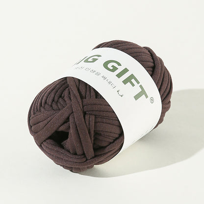 T-Shirt Yarn 100g – Flat Chunky Polyester Cord for Crochet Baskets, Rugs, Bags, Shoes & More