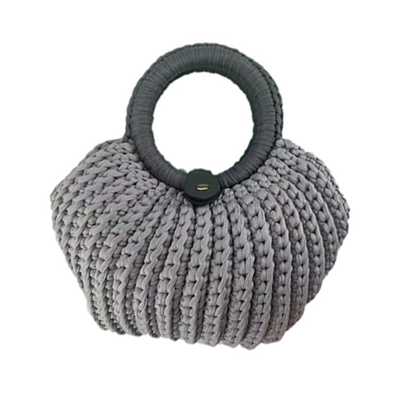 Handmade Shell Shape Bag | Chunky Yarn Crochet