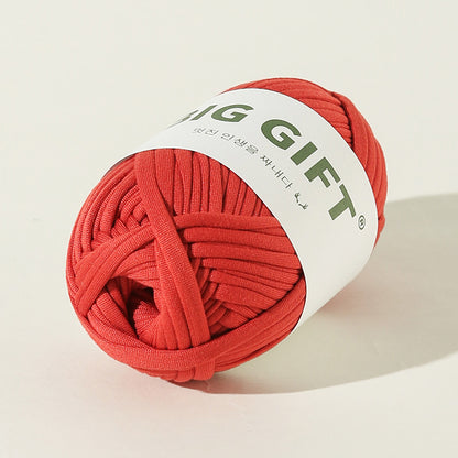 T-Shirt Yarn 100g – Flat Chunky Polyester Cord for Crochet Baskets, Rugs, Bags, Shoes & More
