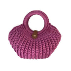 Handmade Shell Shape Bag | Chunky Yarn Crochet
