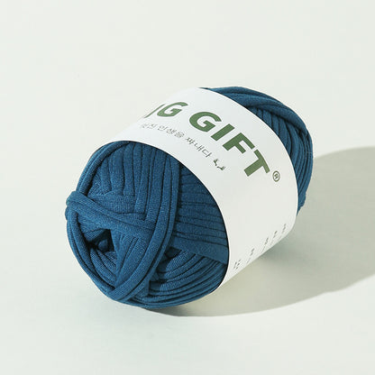 T-Shirt Yarn 100g – Flat Chunky Polyester Cord for Crochet Baskets, Rugs, Bags, Shoes & More
