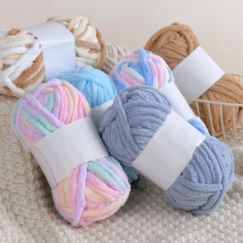 DIY Icy T-Shirt Yarn | Single Strand Chunky Knitting Yarn | 50g ≈ 20m | For Bags, Shoes, Scarves & Hats