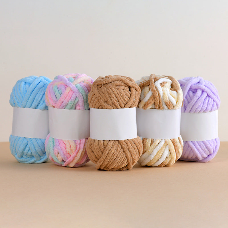 DIY Icy T-Shirt Yarn | Single Strand Chunky Knitting Yarn | 50g ≈ 20m | For Bags, Shoes, Scarves & Hats