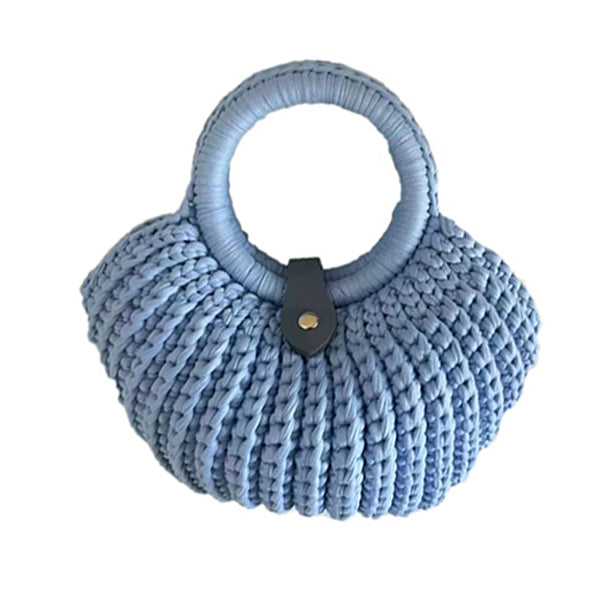 Handmade Shell Shape Bag | Chunky Yarn Crochet