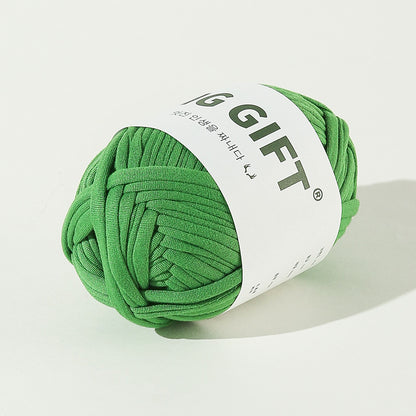 T-Shirt Yarn 100g – Flat Chunky Polyester Cord for Crochet Baskets, Rugs, Bags, Shoes & More