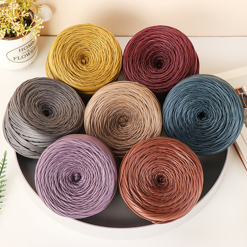 200g Smooth Leather-Like Yarn – Ideal for Bags, Baskets & Accessories