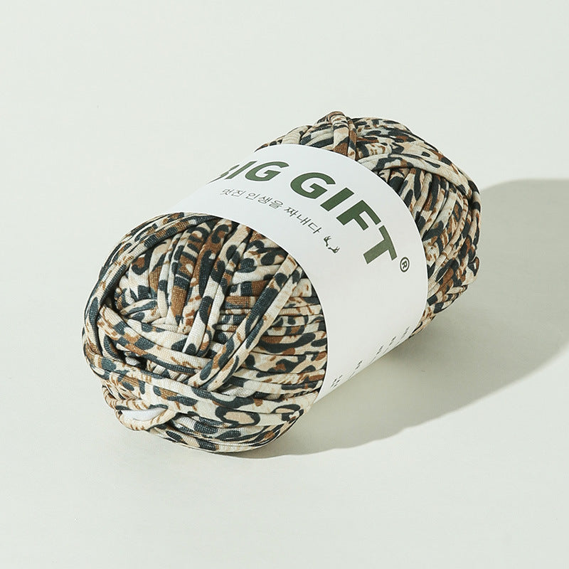 T-Shirt Yarn 100g – Flat Chunky Polyester Cord for Crochet Baskets, Rugs, Bags, Shoes & More