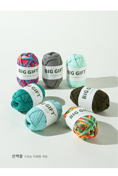 T-Shirt Yarn 100g – Flat Chunky Polyester Cord for Crochet Baskets, Rugs, Bags, Shoes & More