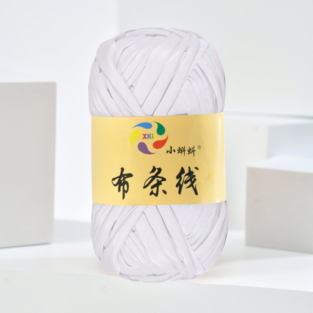 100g Metallic Shiny T-Shirt Yarn | 8CM Wide | Approx. 45M | DIY Yarn for Bags, Shoes & Hats