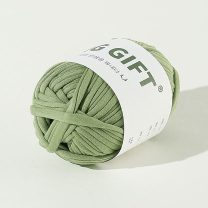 T-Shirt Yarn 100g – Flat Chunky Polyester Cord for Crochet Baskets, Rugs, Bags, Shoes & More