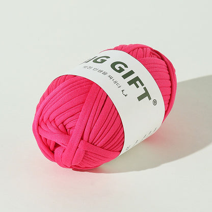 T-Shirt Yarn 100g – Flat Chunky Polyester Cord for Crochet Baskets, Rugs, Bags, Shoes & More