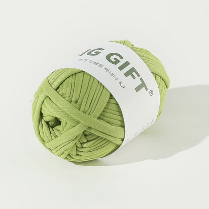 T-Shirt Yarn 100g – Flat Chunky Polyester Cord for Crochet Baskets, Rugs, Bags, Shoes & More