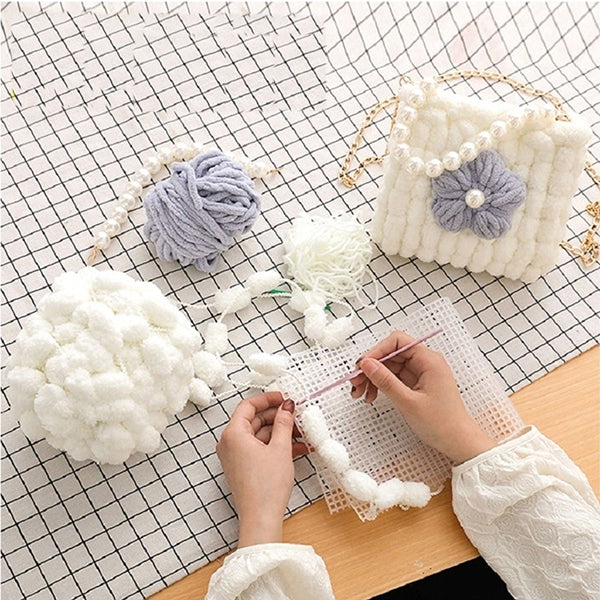 DIY Puffy Shoulder Bag Kit (Not Finished Product)