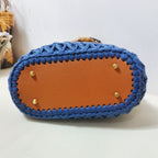 DIY T-Shirt Yarn Crochet Tote Bag Kit | Handmade Woman’s Bag (Not Finished Product)