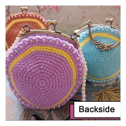 Handmade Floral Crochet Purse – Ready-Made DIY Bag with 3D Flowers