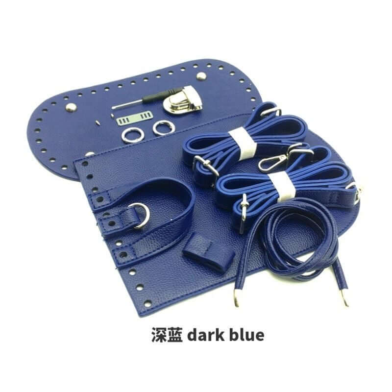 DIY Backpack Leather Base & Flap 7-Piece Set