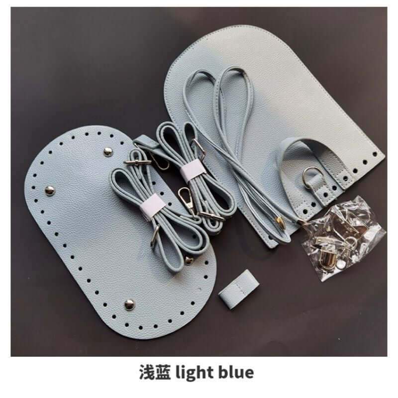 DIY Backpack Leather Base & Flap 7-Piece Set