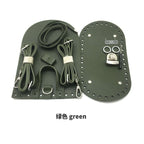 DIY Backpack Leather Base & Flap 7-Piece Set