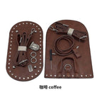 DIY Backpack Leather Base & Flap 7-Piece Set