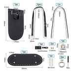 DIY Backpack Leather Base & Flap 7-Piece Set