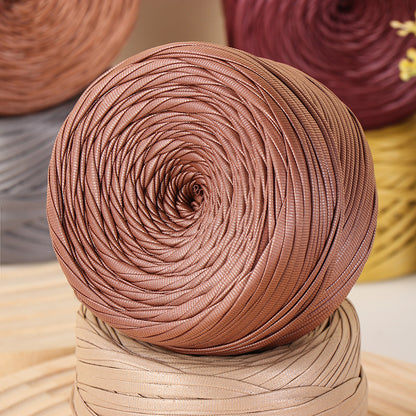 200g Smooth Leather-Like Yarn – Ideal for Bags, Baskets & Accessories