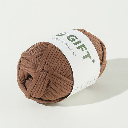 T-Shirt Yarn 100g – Flat Chunky Polyester Cord for Crochet Baskets, Rugs, Bags, Shoes & More