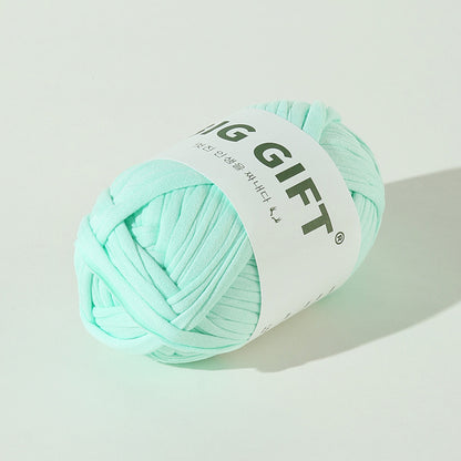 T-Shirt Yarn 100g – Flat Chunky Polyester Cord for Crochet Baskets, Rugs, Bags, Shoes & More
