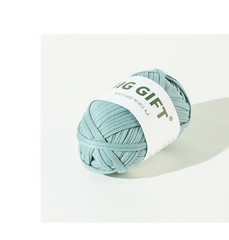 T-Shirt Yarn 100g – Flat Chunky Polyester Cord for Crochet Baskets, Rugs, Bags, Shoes & More